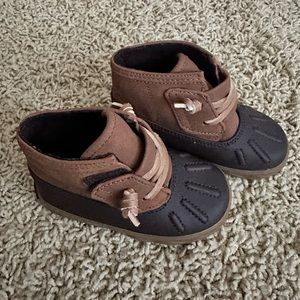 Sperry toddler duck boots size 4